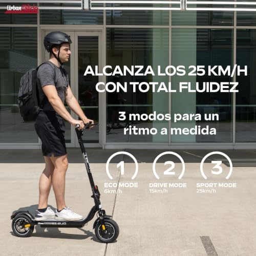 UrbanGlide 85 EVO Trotinete Elétrica para Adultos – ES – Autonomia até 15 km – Pneu insuflável de 8,5 polegadas – 25,2 V Bateria – Peso 15 kg