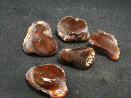 One (1) Fire Agate Crystal From Mexico - 1.0"