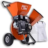 SuperHandy Wood Chipper Shredder Mulcher Ultra Duty 7HP Gas 3 in 1 Multi-Function 3" Inch Max Wood Capacity EPA/CARB Certified for Fire Prevention/Building Firebreaks (Amazon Exclusive only for USA)