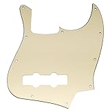 Musiclily 10 Hole Jazz Bass Pickguard J Bass