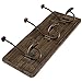 Avignon Rustic Wall Mounted Coat Hook Vintage Coat Rack Towel Rack 16 inches Wide and 7 inches high (Pack of 2)