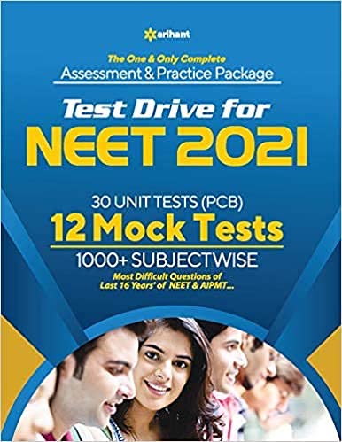 Arihant Test Drive for Neet 2021 Exam | 30 Unit Tests (PCB) | 12 Mock Tests and 1000+ Subjectwise Most Difficult Question of Last 16 Years of NEET & AIPMT [Paperback] Arihant NEET Experts and Fastbook Library