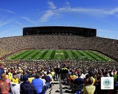 Amazon ミシガンスタジアムuniversity Of Michigan Wolverines 13スポーツ写真 10 X 8 アートフレーム ポスター オンライン通販