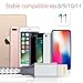 RDHD Lightning Cable iPhone Charging Cable for iPhone X iPhone7/8,iPhone7/8Plus,6/6s/6Plus/6sPlus,5/5s/5c/SE,iPad,iPad Pro/air/Mini and More Model 4 Pack [1M,2M,2M,3M]