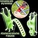 Universal Bike Phone Holder, Bicycle Handlebar Stroller Cell Phone Mount for iPhone 8 7 6S Plus 5 SE Samsung Galaxy S8 S7 Note 6, 4 to 6 Inch Smartphone - Luminous Green (Glow in The Dark)