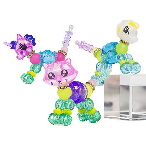 Colorful Magical Pets Bracelets Animal Bracelets Twist Bracelet for Kids Set of 3 - Kitty, Unicorn and Horse - Make a Bracelet or Twist into a Pet