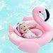 Meland Baby Float - Inflatable Flamingo Float for Kids, Ride-on Baby Pool Float with 2 Swimming Arm Floats for Toddlers Infant Age 6-48 Months, Pink (Flamingo)