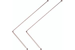 Eaglcter 99.9% Copper Dowsing Rods Spiritual for Ghost Hunting,Water Divining,Energy Healing,Spirit Rods Water Witching Sticks Paranormal Equipment Divination Tools(2 Pcs)