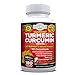 Turmeric Curcumin with Bioperine, Highest Potency, Best for Joint Pain Relief, Heart Health and Anti-Aging, Natural Antioxidant, Gluten Free, Non-GMO, Black Pepper Extract (180)