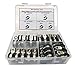 Cable Clamps Assortment Kit,50 Pcs 304 Stainless Steel Rubber Cushion Pipe Clamps with 5 Size 1/4'' 5/16'' 3/8'' 1/2'' 5/8'' 3/4‘’