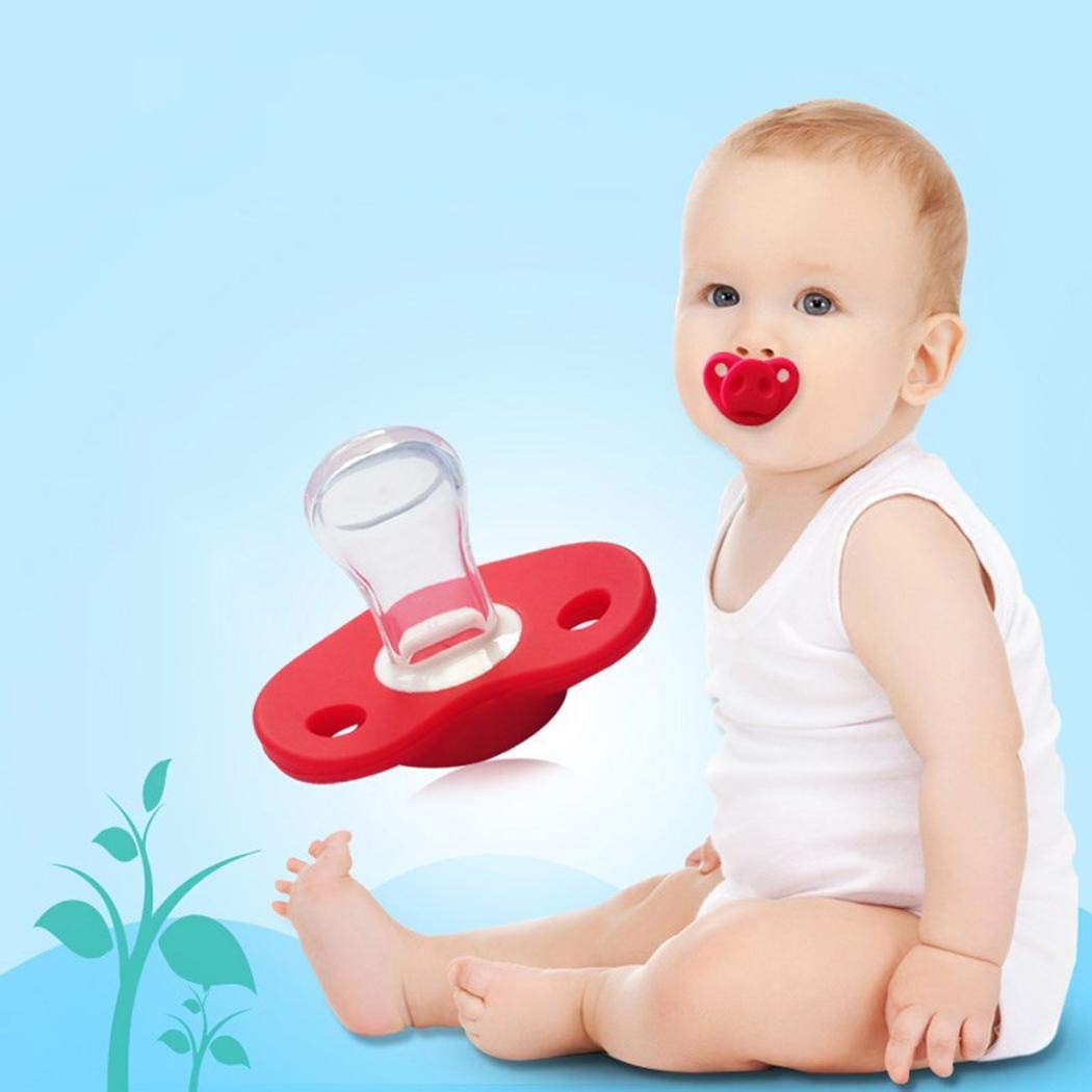 Ladiy New Baby Infant Silicone Gel Cartoon Pig Nose Shape Safety Pacifier Pacifiers