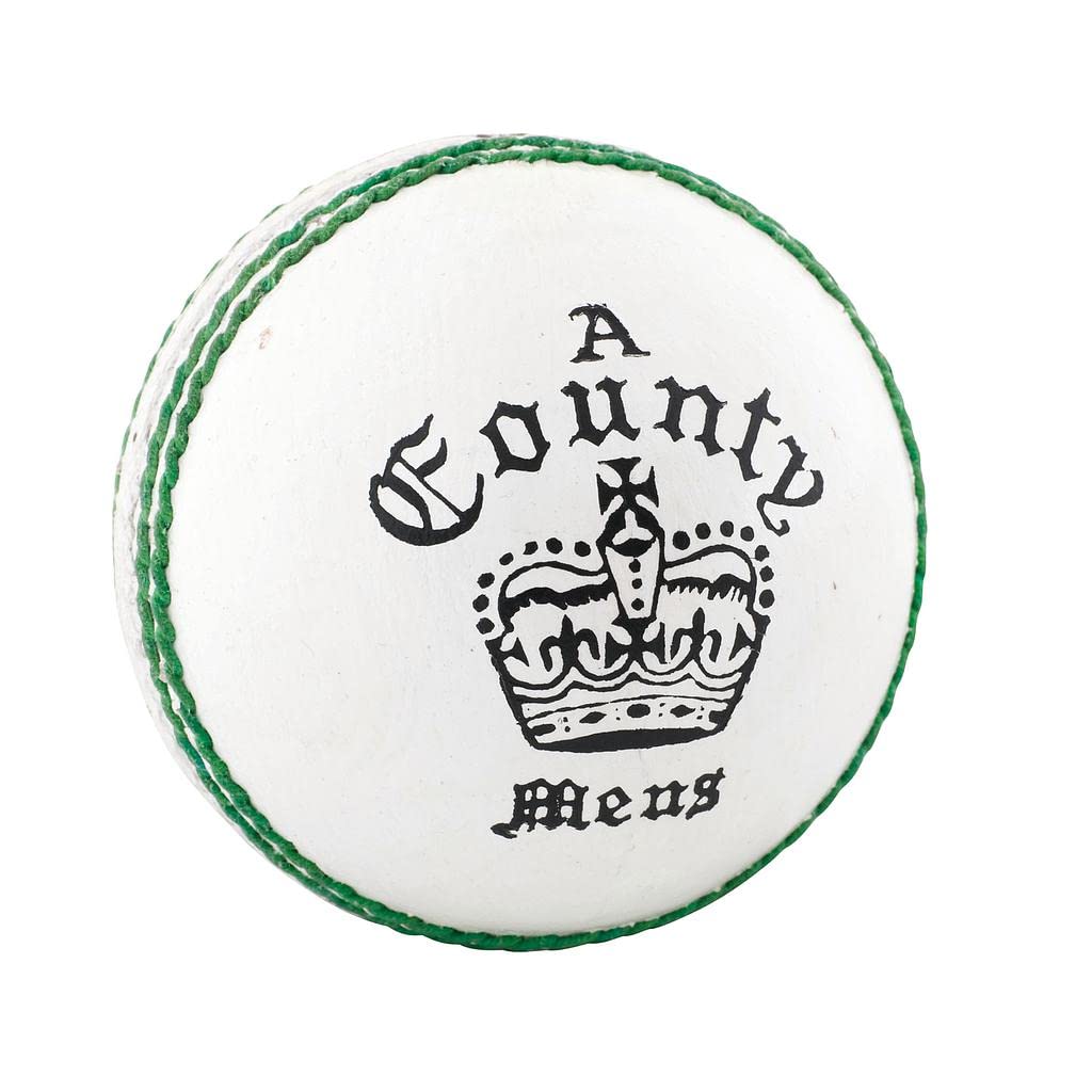 Readers Unisex's County Crown Cricket Ball 5oz, White, Womens,1A2671W02