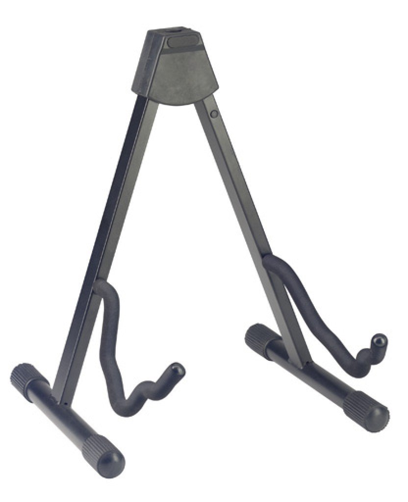 Stagg Universal A Frame Guitar Stand, Foldable, Transportable, Durable Black Finish, Suitable For All Acoustic, Classical, Electric & Bass Guitar