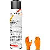 Crossfire Aerosol - Kills pyrethroid-Resistant Bed Bug strains at All Life Stages, Ideal Bed Bug Solution with USA Supply Gloves | USA Supply Pest Identification Card
