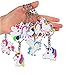 klmars Rainbow Unicorn Party Favors(48Pack)-Unicorn Bracelets,Bookmark,Necklaces,Keychains,Wristbands for Kids Birthday Party Favor Supplies-Best Themed Pack Novelty