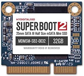 MyDigitalSSD Super Boot 2 (SB2) 25mm SATA III (6G) Half-Size mSATA Mini SSD (32GB)