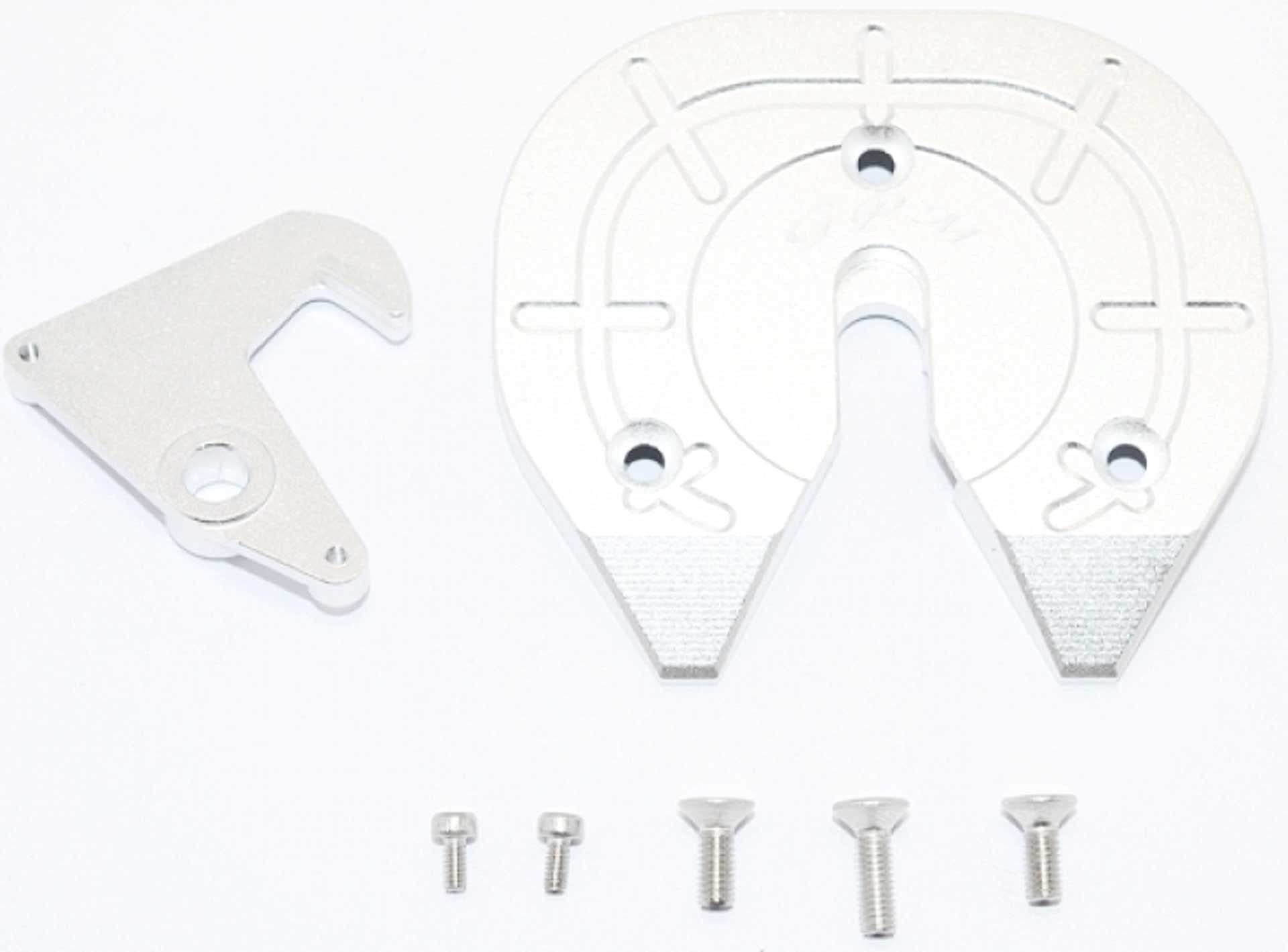 Carson 500530918 1:14 Aluminium Saddle Coupling with MFC, RC Accessories for Tamiya Trucks, Spare Parts, Tuning Parts, Model Making