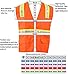 SAFETY DEPOT 8038A Black Safety Vest (3XL)