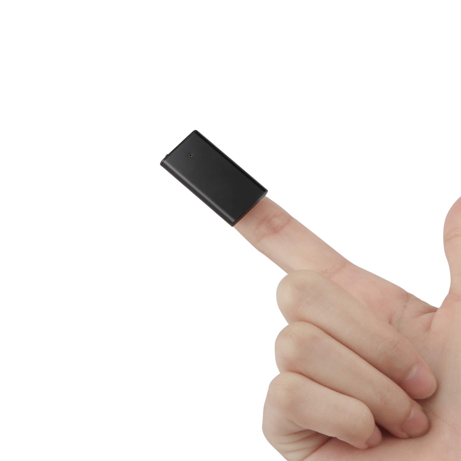 QZT ボイスレコーダー 小型 16GB大容量 15時間連続録音 192時間録音保存 録音機 長時間時間 ICレコーダー 音声検知 OTG対応 ワンボタン録音 電池切れ自動保存 ノイズキャンセリ 携帯便利 (04-16g)商品画像