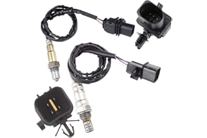 guniang 2PCS Oxygen O2 Sensor 1 & 2 for 2012-2014 2016 Kia Rio Soul 1.6L; 2013-2014 Dodge Attitude 1.6L Upstream + Downstream