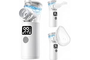 FERREAN Portable Nebulizer for Adults and Kids, Rechargeable Nebulizer with 3 Modes & Self-Cleaning for Travel and Household Use