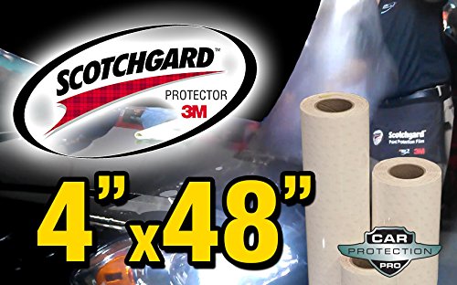 3M Scotchgard Clear Paint Protection Bulk Film Roll 4-by-48-inches