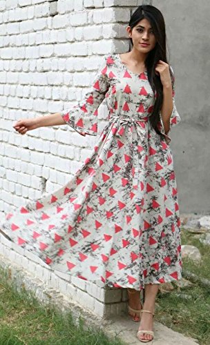 jiyan fashion women's cotton maxi kurta
