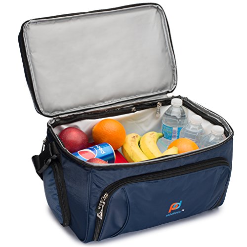 Cooler Bag Large 15x12x9 Inches.Two Insulated Compartments, Heavy Duty