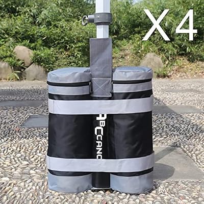 ABCCANOPY Canopy Sandbags 140lb Grey for Instant Shelters Stabilization