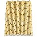 Maxdot 150 Pack Biodegradable Bamboo Print Paper Drinking Straws for Drinks, Juices, Smoothies, Shakes, Party Supplies