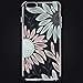 TRFAEE Stunning Spring Good Vibe Floral Blooms Flowers HD Clear Rubber Hand Drawing Anti-Scratch Case for iPhone 6 Case and iPhone 6S Case-Sunflower Daisy Pattern TPU Case Cover