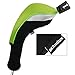 Andux 3pcs/Set Golf 460cc Driver Wood Club Head Covers Long Neck with No. Tags Green