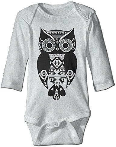 Baby Outfits Tribal Print Owl Long Sleeve Funny Baby Gift