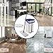 Kitchen Home Mop and Bucket - Self Cleaning Flat Mop with Bucket Wringer and 2 Reusable Microfiber Mop Pads for Wet and Dry Mopping on All Surfaces