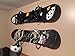 StoreYourBoard Snowboard Display Rack, Naked Wall Rack, Black