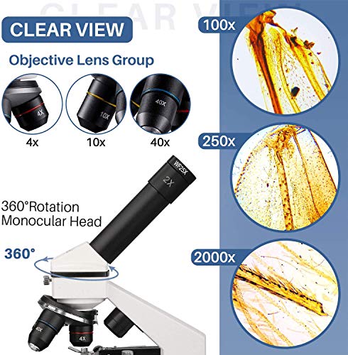1 Microscope+Compound+Students+Prepared+Accessories