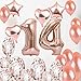 Sweet 14th Birthday Decorations Party Supplies,Rose Gold Number 14 Balloons,14th Foil Mylar Balloons Latex Balloon Decoration,Great 14th Birthday Gifts for Girls,Women,Men,Photo Props