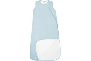 FRTUI Breathable 0.5 TOG Baby Sleep Sack for 6-18 Months, Bamboo Rayon Summer Baby Wearable Blanket with Dual J-Shaped Zipper