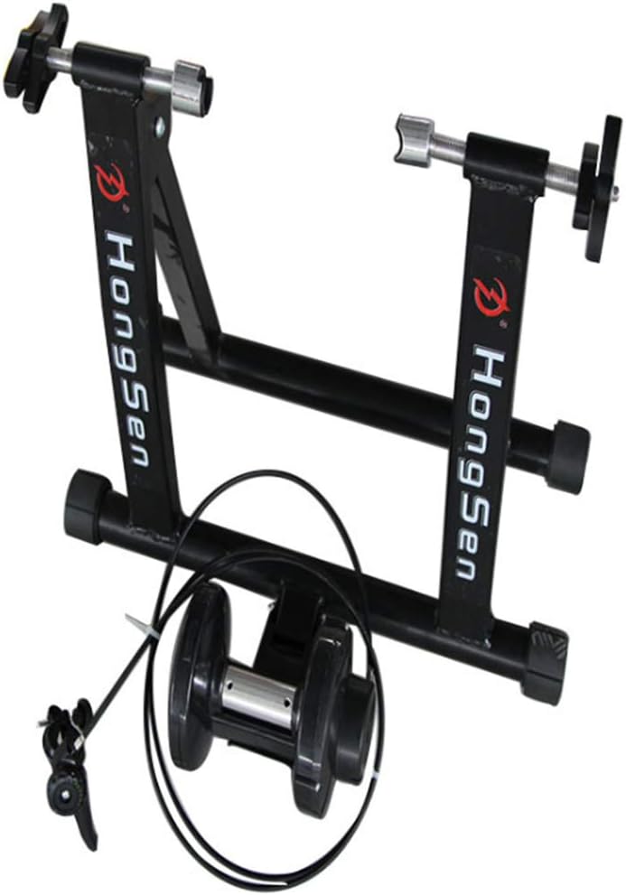 YWZQ Indoor Cycle Trainer, 7-Speed Adjustable Variable Resistance Bike Trainer Stand Foldable Turbo Trainer for Road And Mountain Bikes Roles