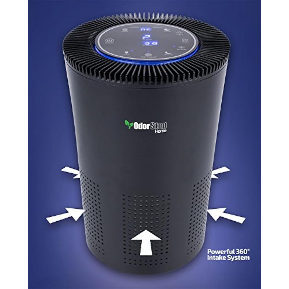 HEPA Air Purifier H13 Filter, UV Light, Active Carbon, MultiSpeed