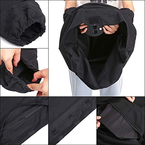 INLAR Darkroom Bag Developing Professional Anti Static Light-Proof Zipper Easy Clean Dual Layer Portable Practical Load Photo Anti Reflection Photography Film Changing - Thumbnail 5