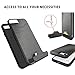 iPhone 7 Case, iPhone 8 Case, Teelevo [Card Slot Holder] Dual Layer Heavy Duty Shock Absorbent Wallet Case Credit Card Slot Kickstand Apple iPhone 7 (2016) / iPhone 8 (2017) - Gray