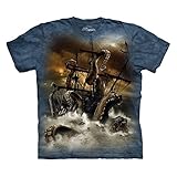 The Mountain Kraken Mens Blue T-shirt XXL