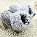 Voberry Baby Premium Soft Sole Anti-Slip Warm Winter Infant Prewalker Toddler Button Snow Boots (12-18months(13CM), Gray)