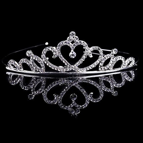 Gigory Vintage Wedding Bridal Crystal Rhinestone Headband Crown Hair Accessories Tiara for Women and Girls (#6)