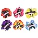 Sumind Hair Flowers Hawaiian Hairclips Flower Hair Clips for Costume Party Decoration Supplies, 6 Colors, 12 Pieces