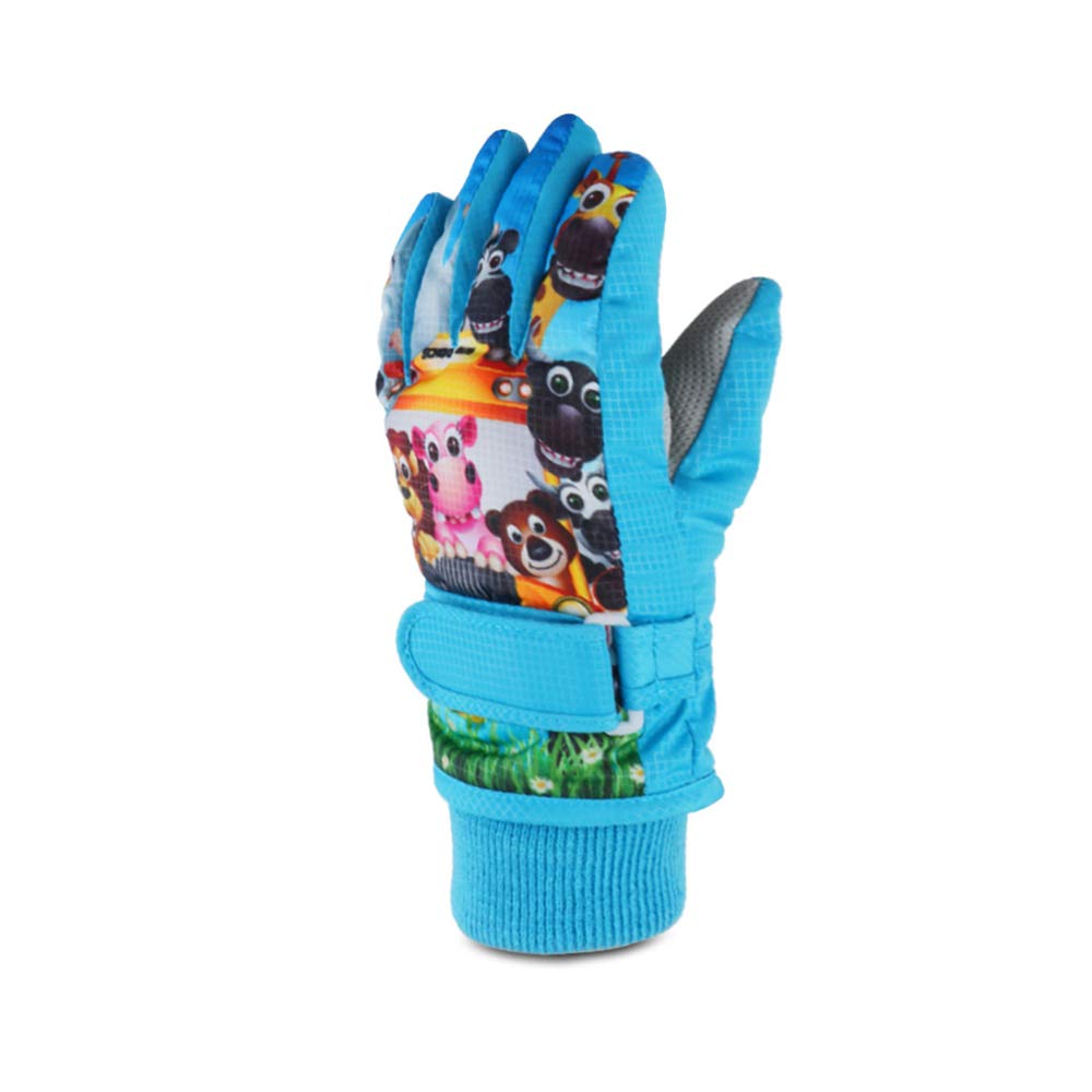 Ski Gloves Winter Children S Print Waterproof And Lightweight With Ski Gloves Ski Biking And Other Winter Sports Ideal For Cycling And Hiking Color E Size M Amazon Co Uk Kitchen Home
