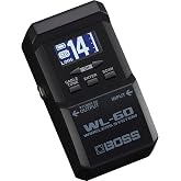 BOSS WL-60 Wireless Guitar System, Black | Bodypack Transmitter and Stompbox-size Receiver (WL-60), Black