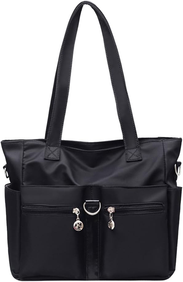 Fabuxry Women Casual Totes Handbags Shoulder Bags Purses Soft Nylon Bag