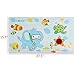 Ollieroo Bath Mat For Tub For Kids PVC Cartoon No slip Bathtub Shower Mat with Temperature Sensing White 27.5